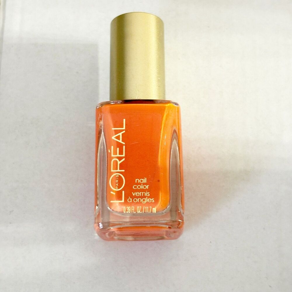 L'Oreal 410 L'Orange Orange Nail Polish 0.39 Fl Oz